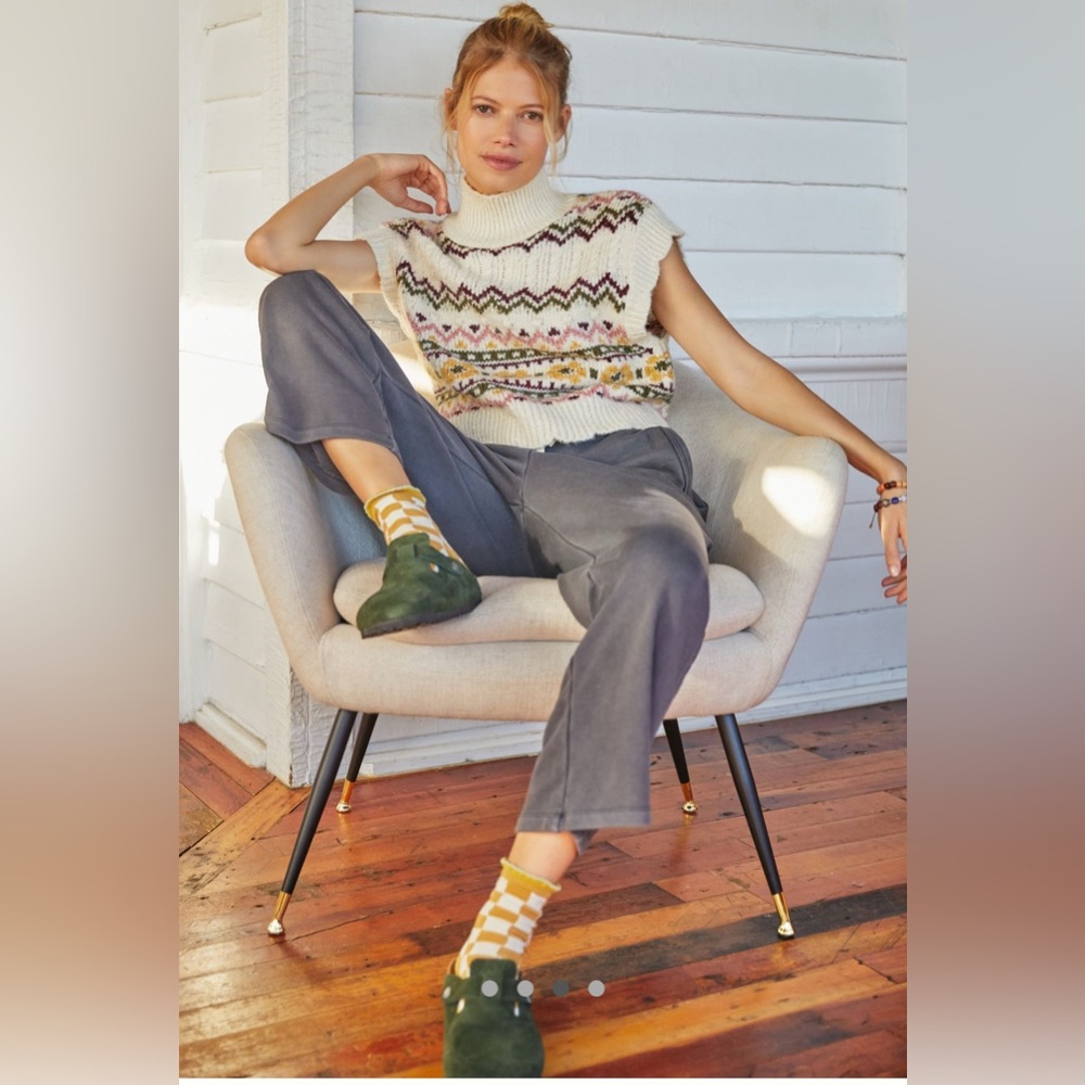Daily Practice by Anthropologie Kick Flare Lounge Pants size small - Picture 2 of 10